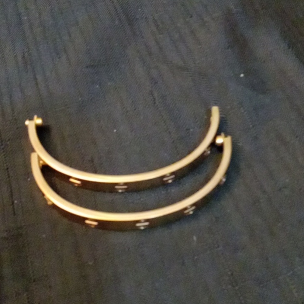 Rose Gold-Tone Screw Motif Bracelet - Picture 8 of 9